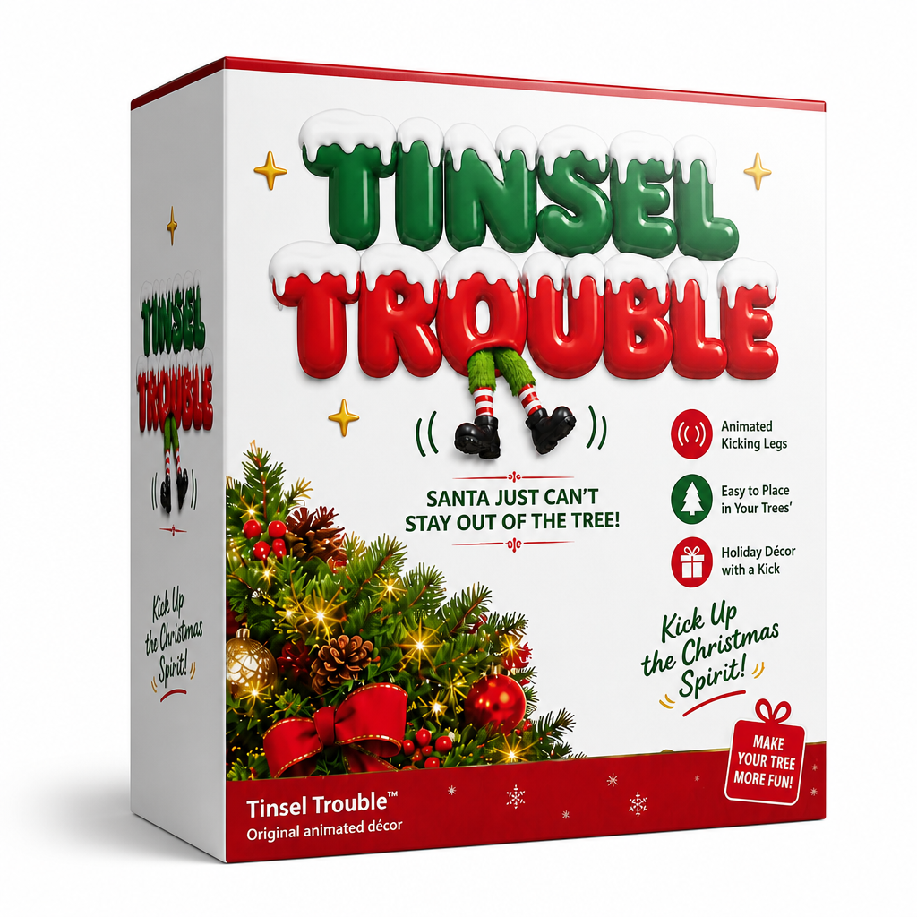 Tinsel Trouble™ Moving Christmas Legs